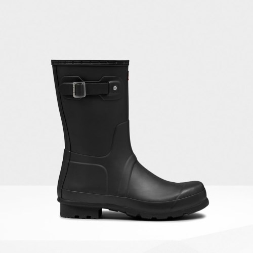 Hunter Original Short Rain Boots For Mens - NZ S2196